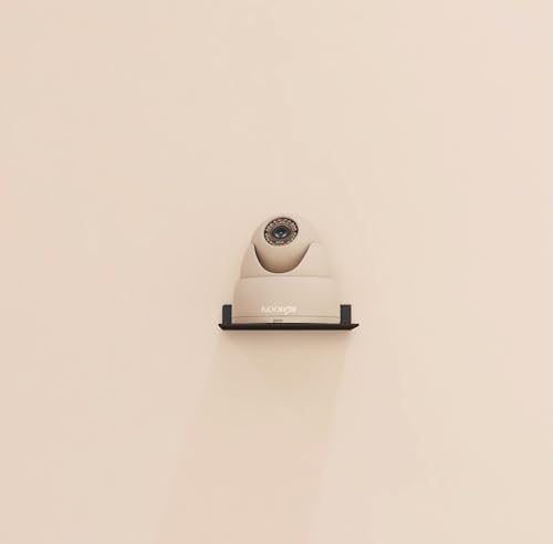 6 Inch Black Floating Shelf for Wall 30mm Thick Aluminum Alloy