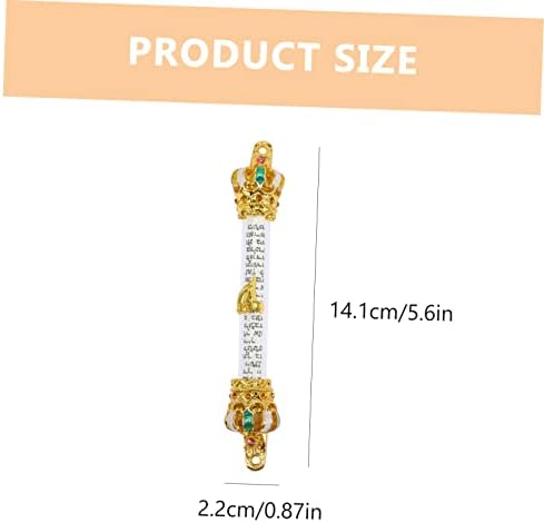Cabilock Decorative Metal Mezuzah for Home Door