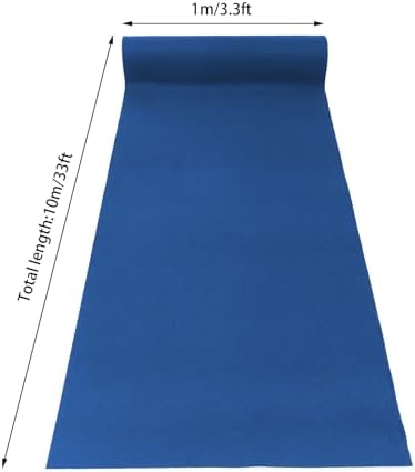 Blue Carpet Runner for Party 360 GSM Thick 33 Ft Runway Rug
