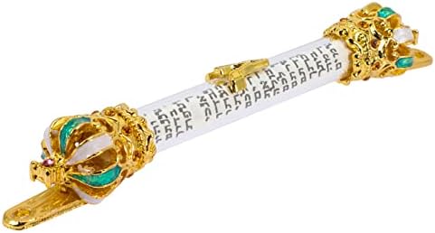 HOOTNEE Home Door Mezuzah Decor Metal Hanging Judaica