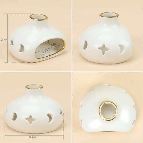 4 In 1 Palo Santo and Sage Burner Holder - White