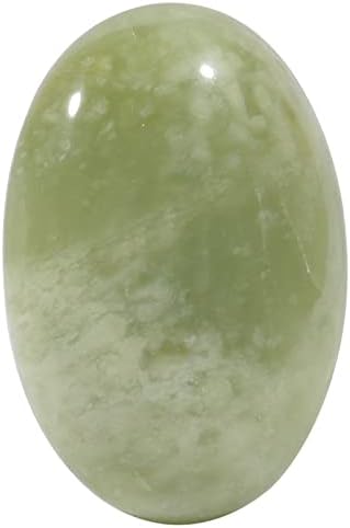Loveliome Natural Jade Oval Polished Worry Stones