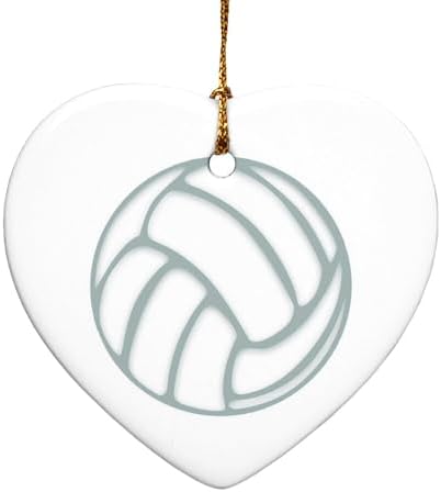 Graphics More Heart-Shaped Porcelain Christmas Ornament 28