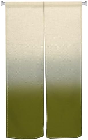 Japanese Noren Door Curtain with Gradient Print for Privacy Partition