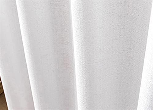 SK Studio White Short Curtains for Kitchen and Closet