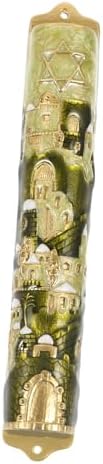 Happyyami Hand Painted Mezuzah Ornament Jewish Door Decor