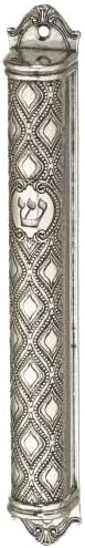 YourHolyLandStore Mezuzah Case Pewter Finish