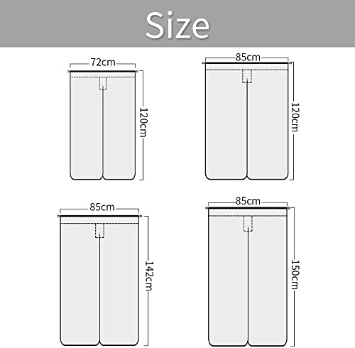 Leowefowa Japanese Noren Curtain 34x60inch Privacy Divider