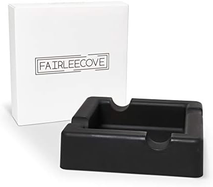 Sturdy Silicone Ashtray for Large Cigars - Matte Black