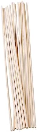 DECHOUS Essential Oil Diffuser 30pc Rattan Sticks Set