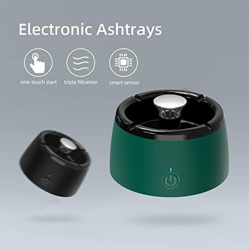 TOBOWON Smokeless Ashtray Indoor with Air Purifier