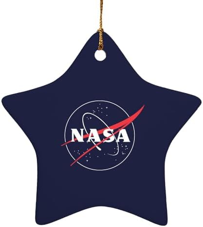 GRAPHICS MORE Star-Shaped Porcelain Christmas Ornament - 31 Inch 1