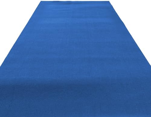 Blue Carpet Runner for Party 360 GSM Thick 33 Ft Runway Rug