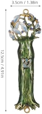 VOSAREA Retro Alloy Mezuzah Plaque Door Decor