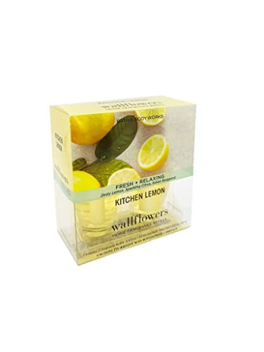 Bath Body Works Wallflowers Kitchen Lemon 2 Pack Refill Bulbs
