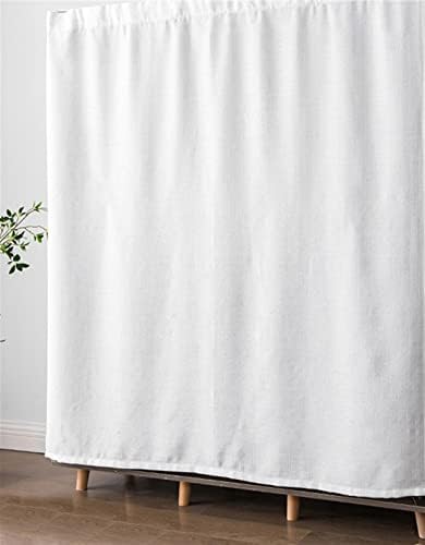 SK Studio White Short Curtains for Kitchen and Closet