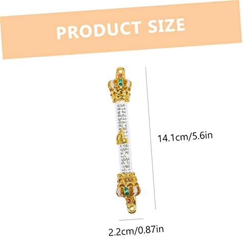Retro Style Metal Mezuzah Door Sign for Jewish Home Blessing