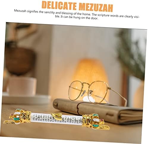 Stobaza Retro Metal Mezuzah Scripture Door Decor