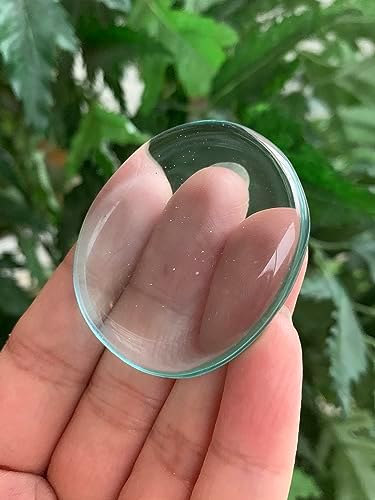 Aqua Blue Obsidian Smooth Stones 10 Piece Set