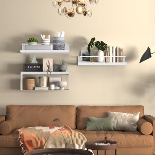 PopiShelves Wall Mounted Shelf Set with Basket