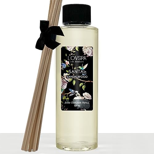 LOVSPA Santal Sandalwood Reed Diffuser Oil Refill 4oz