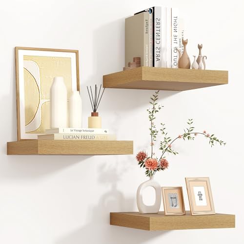 Venusmiles Square Floating Shelves 3 Pack