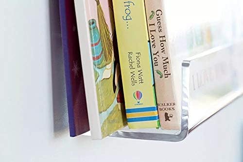 CY Craft Clear Acrylic Floating Shelves Set of 4