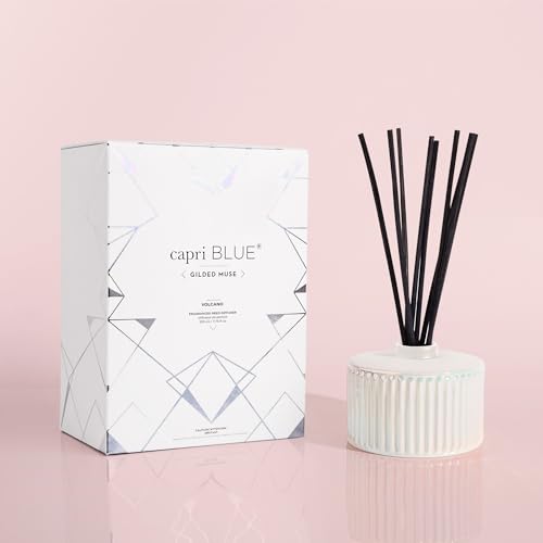 Capri Blue Muse Reed Diffuser Set - 78 Fl Oz Volcano Scent