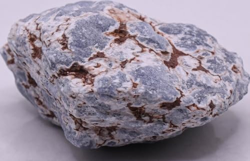 25 Inch 120g Blue Angelite Rough Cluster
