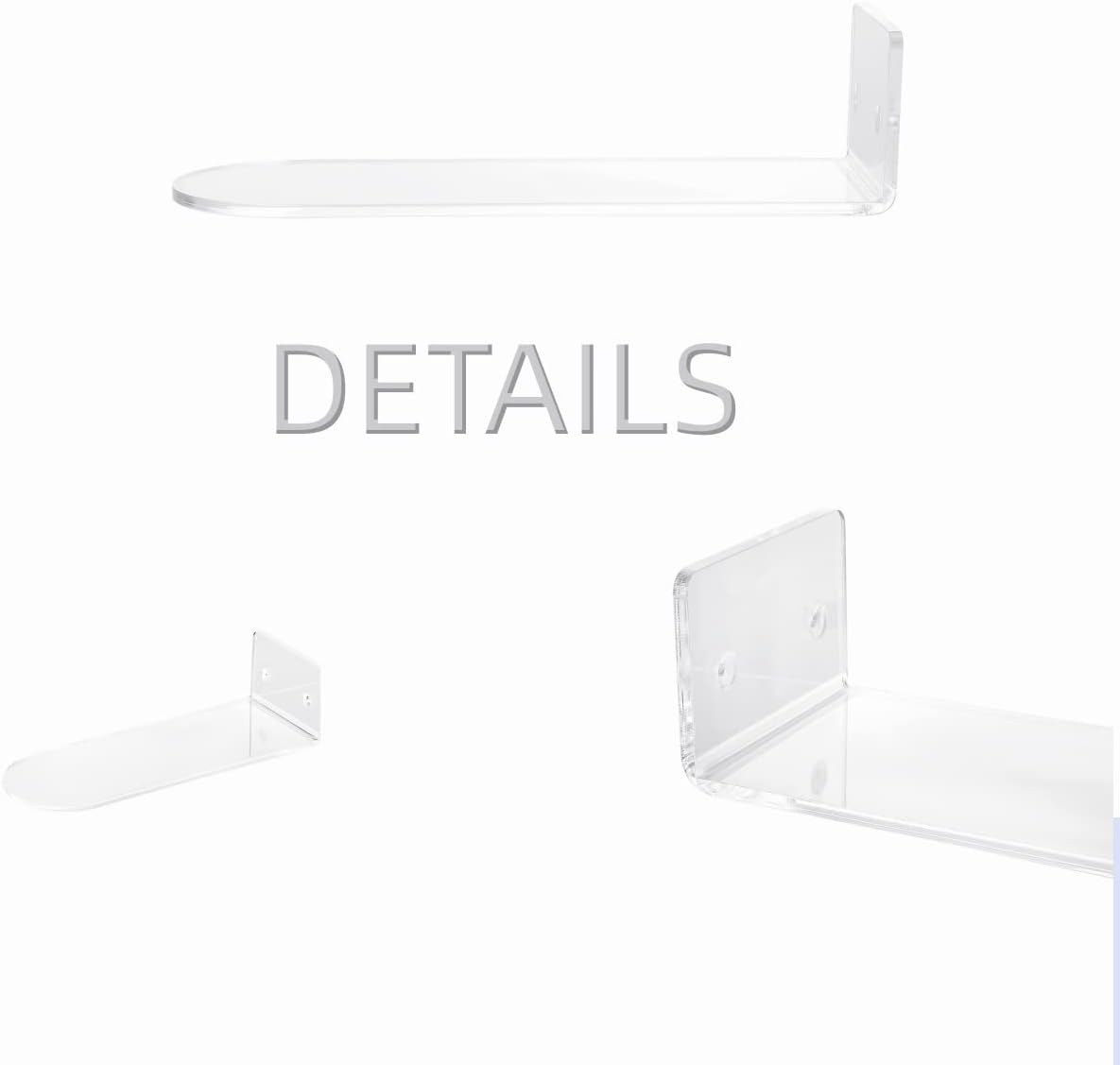 IEEK 12 Pack Floating Shoe Display Shelf