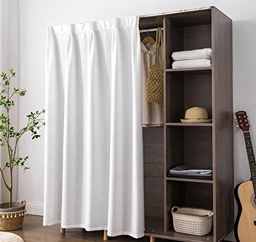 SK Studio White Short Curtains for Kitchen and Closet