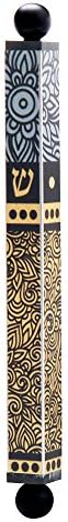 Modern Jewish Aluminum Mezuzah Case - Made in Israel