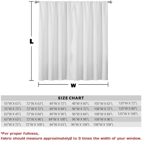 Custom Personalized Blackout Curtain Panels 48x60