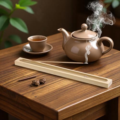 2 Pieces Bamboo Incense Holder for Sticks