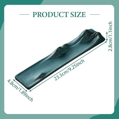 Green Ceramic Ash Tray Burner for Home Decor