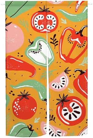 Leowefowa Japanese Noren Door Curtain 34x60 Inches