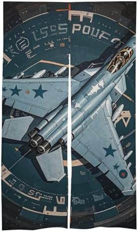 Air Force Fighter Jet Door Cover Curtain 57x17 Inches 1