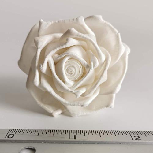 10 Rosa Wedding Bell Rose Sola Flower Diffuser Set