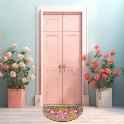 Ceenna Spring Doormat with Butterfly Design 16x24 Inches