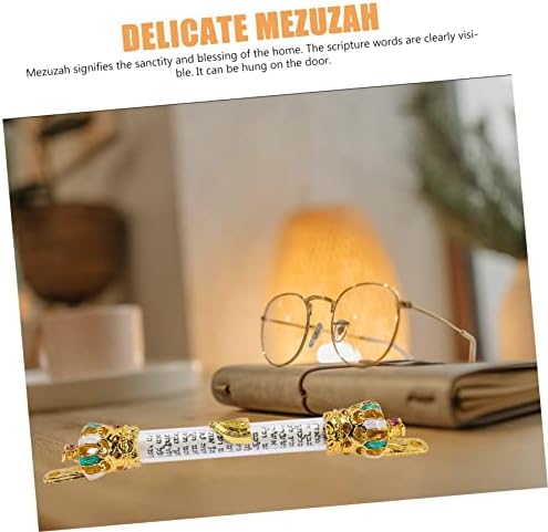 HOOTNEE Home Door Mezuzah Decor Metal Hanging Judaica