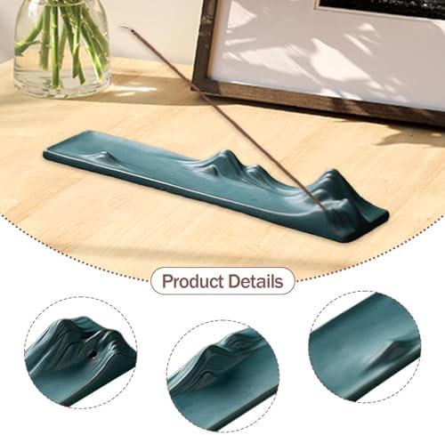 Green Ceramic Ash Tray Burner for Home Decor