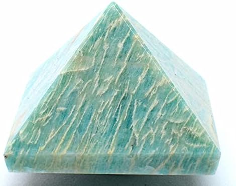 HQRP Blue Green Amazonite Pyramid Gemstone