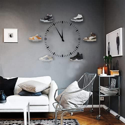 Youeon 8 Pack Floating Shoe Display Shelf for Wall