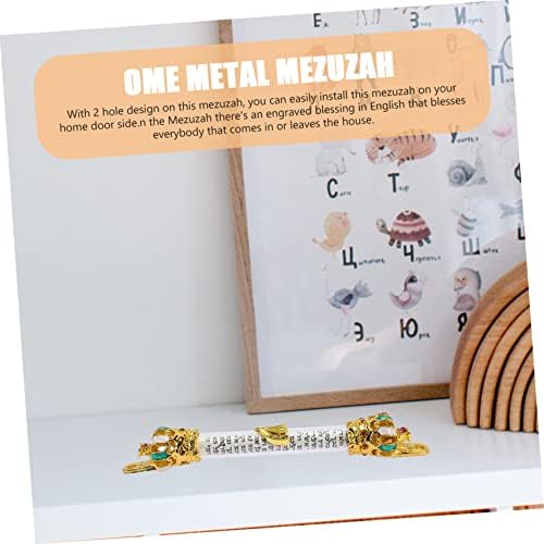 Stobaza Retro Metal Mezuzah Scripture Door Decor