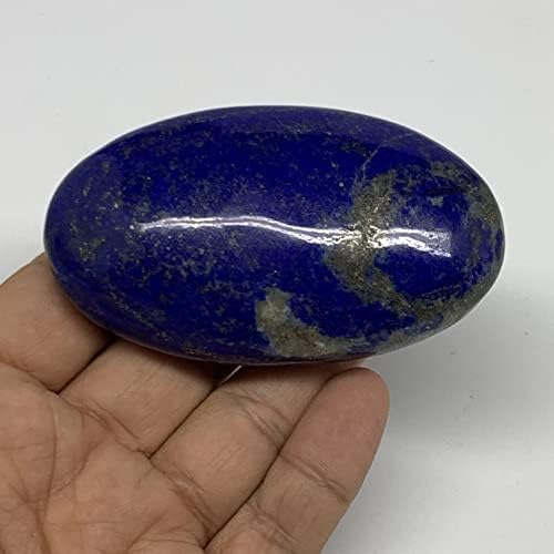 1392g Natural Blue Lapis Lazuli Palm Stone from Afghanistan