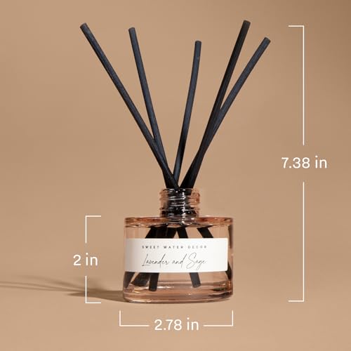 Sweet Water Decor Salt Sea Reed Diffuser - 4 Month Fragrance