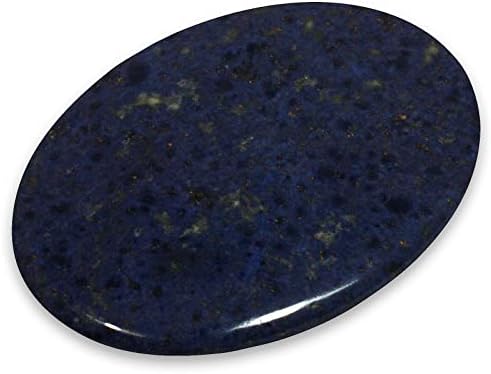 CrystalAge Dumortierite Palm Stone 70x50mm