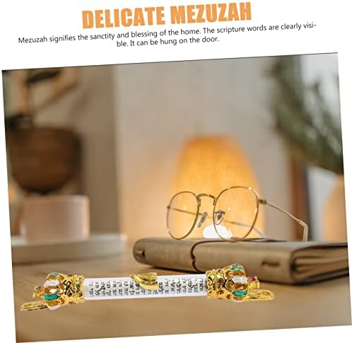 Cabilock Decorative Metal Mezuzah for Home Door