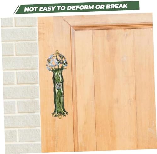 Jewish Mezuzah Decor Metal Plaque Door Accent