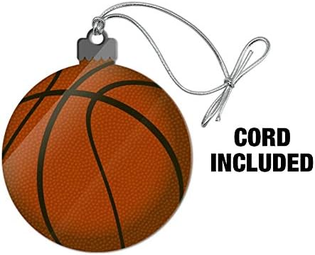Basketball Ball Acrylic Christmas Tree Ornament
